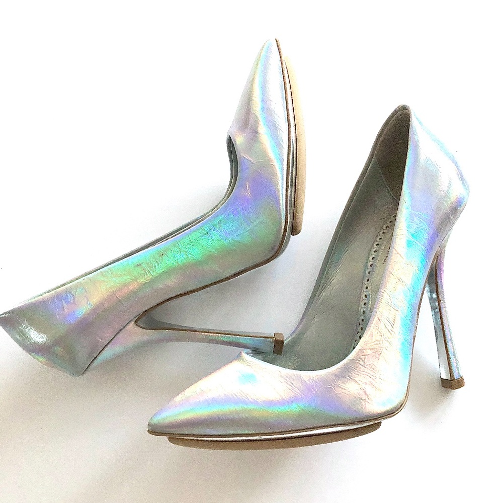 Stella McCartney holographic heels 36.0
